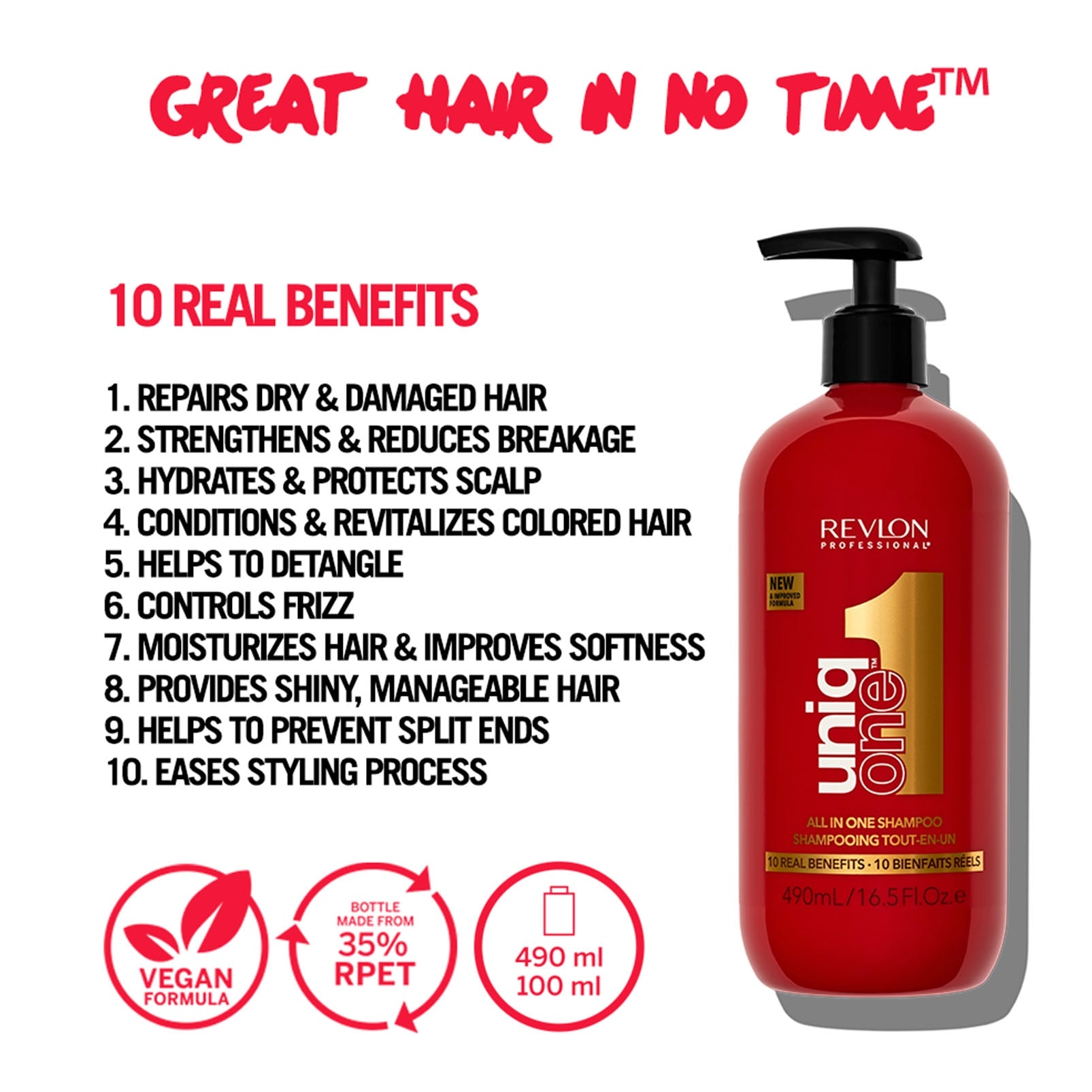 Revlon Professional - UniqONE All-in-One Shampoo Classic Fragrance