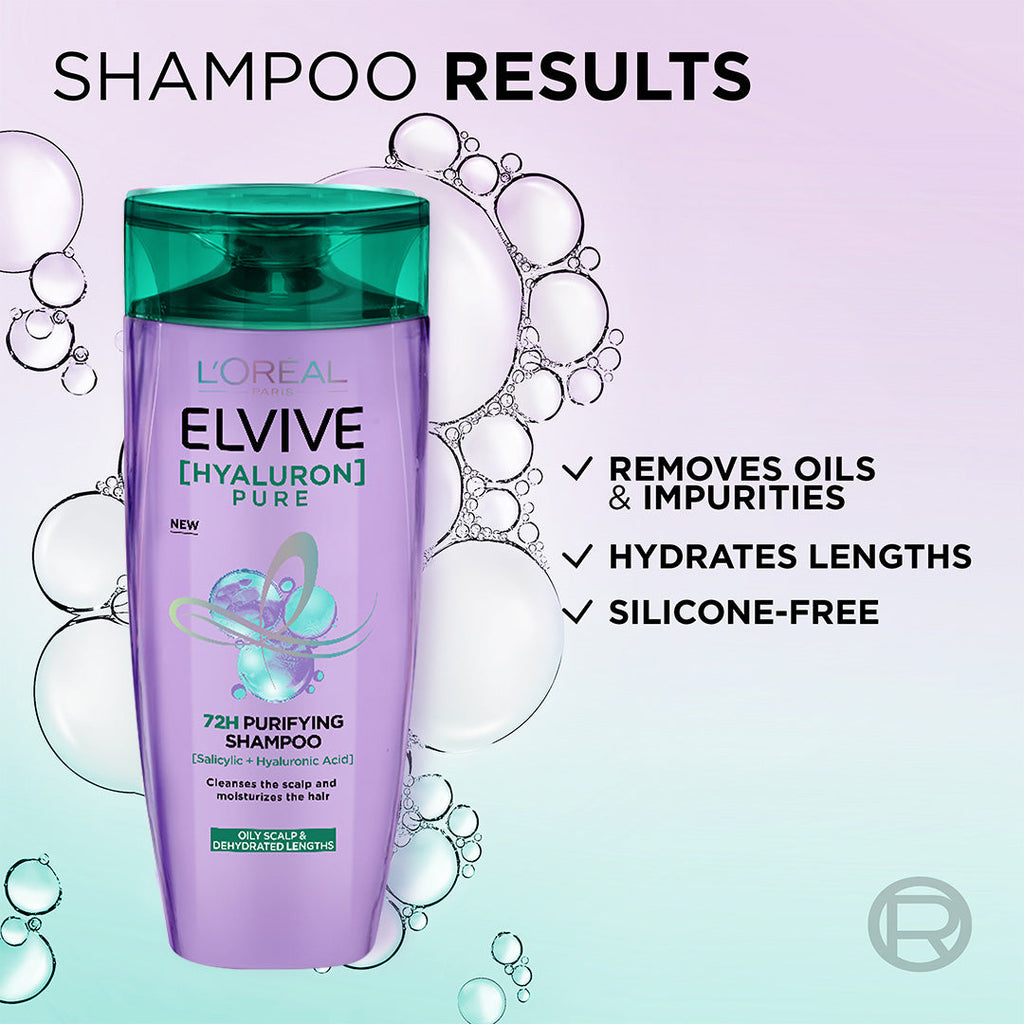 L'Oreal Paris Elvive Hyaluron Pure Shampoo 360Ml