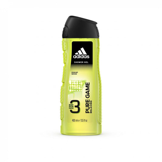Adidas Shower Gel 3In1 Pure Game Relaxing 13.5Oz/400Ml
