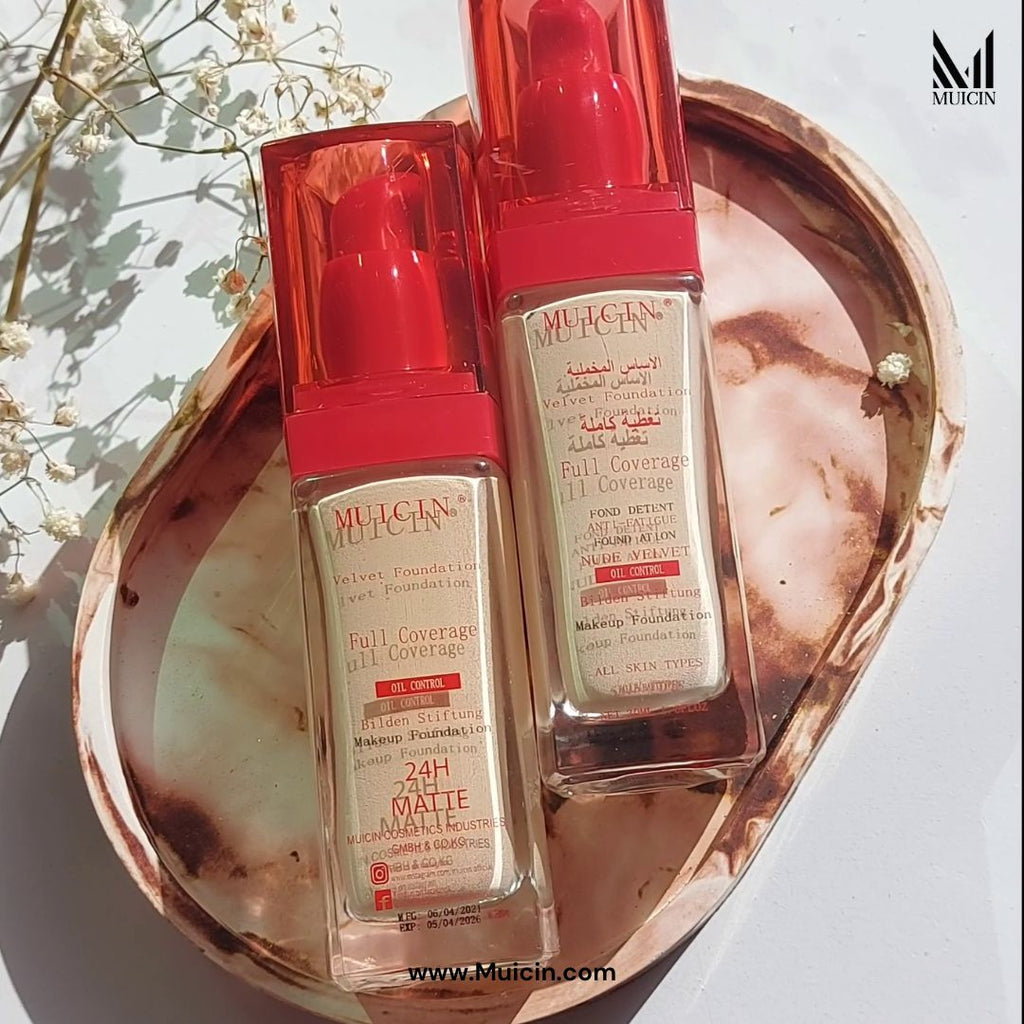 Muicin - Nude Velvet Full Coverage Foundation - 30Ml