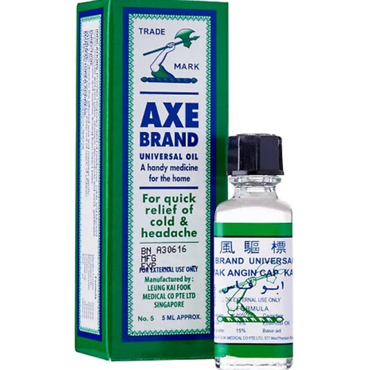 Axe Brand Universal Oil For Quick Relief Of Cold & Headache 5Ml