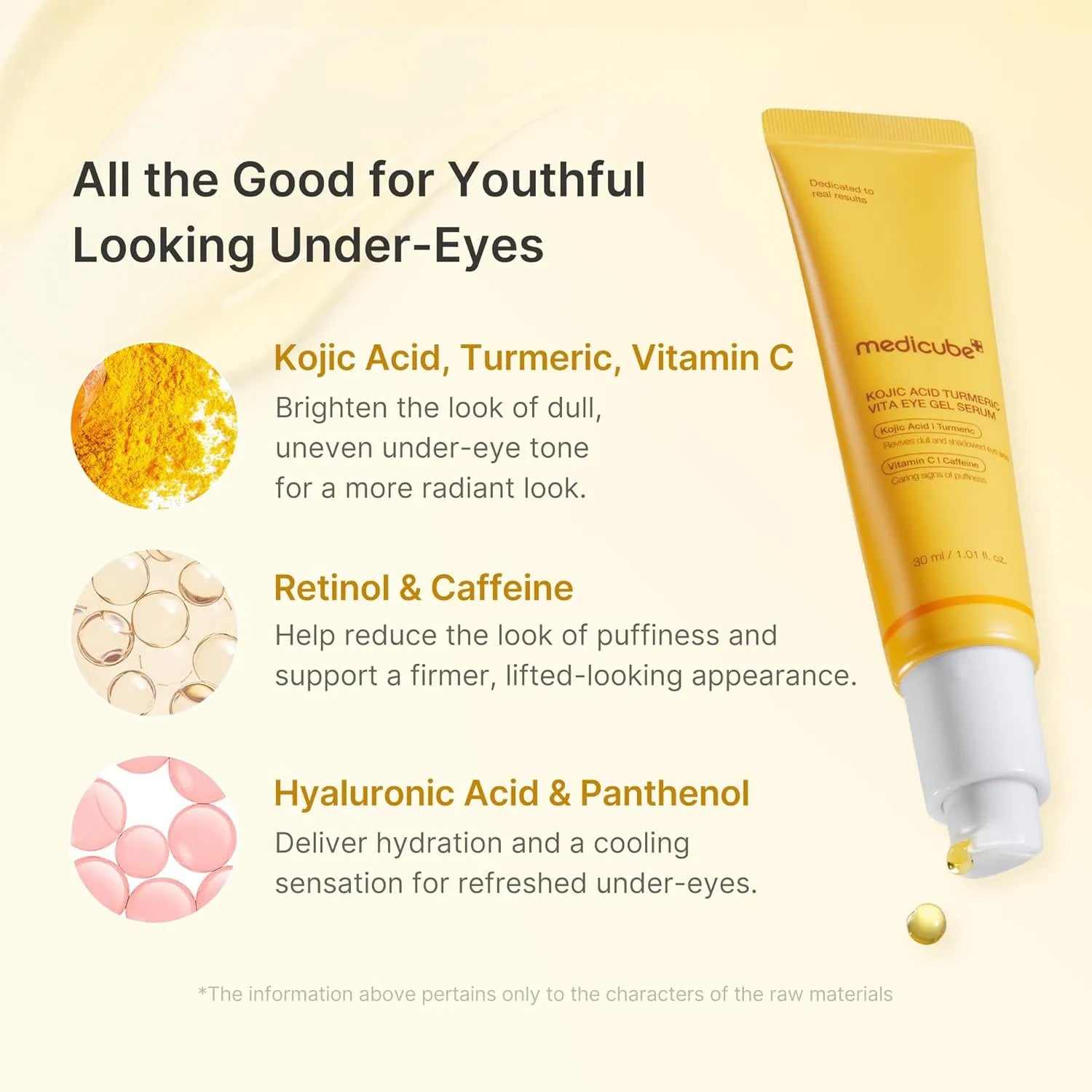 Medicube - Kojic Acid Turmeric Eye Gel Serum 30ml