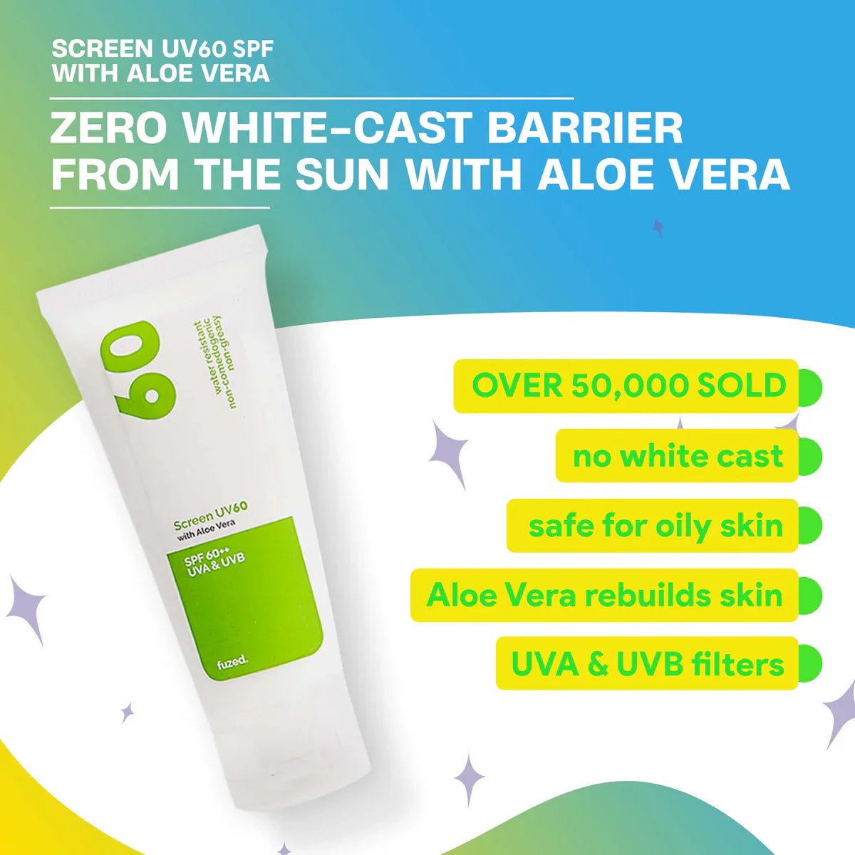 Fused Screen UV60 Sunscreen (PCSIR Tested)