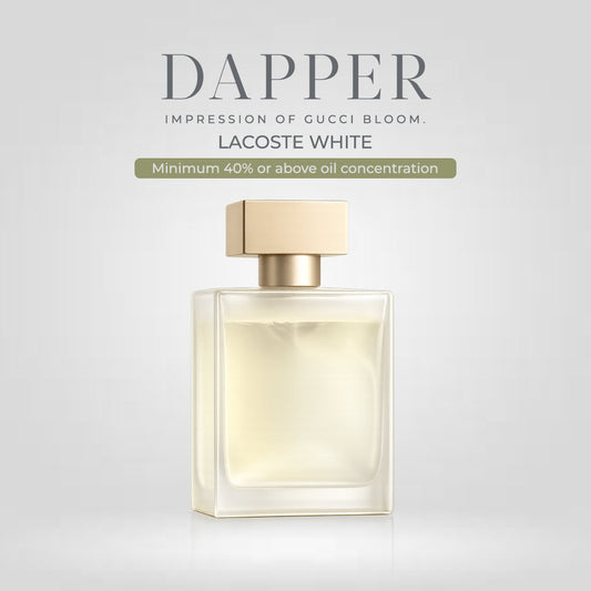 Verve - Dapper Impression of Lacoste White - 50Ml