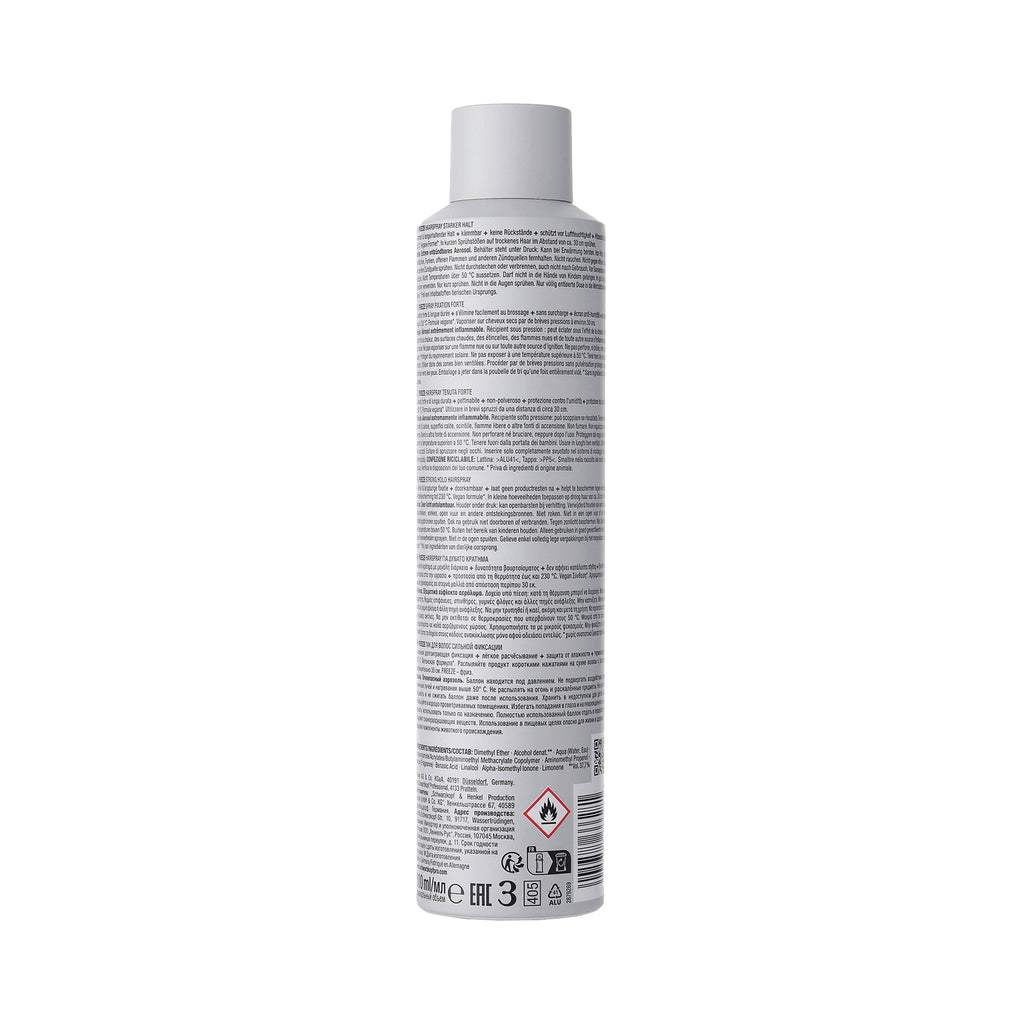 Schwarzkopf Osis+ Freeze Hold Fixation Strong Hold Hair Spray - 500
