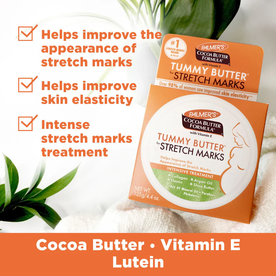 Palmer's - Cocoa Butter Tummy Butter for Pregnancy Stretch Marks jar - 125G