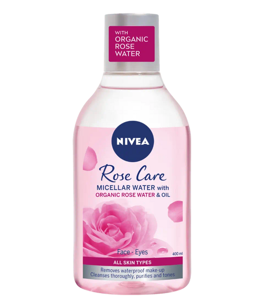 Nivea - Micellar Water Rose Care Organic Rose Water & Oil - 400Ml