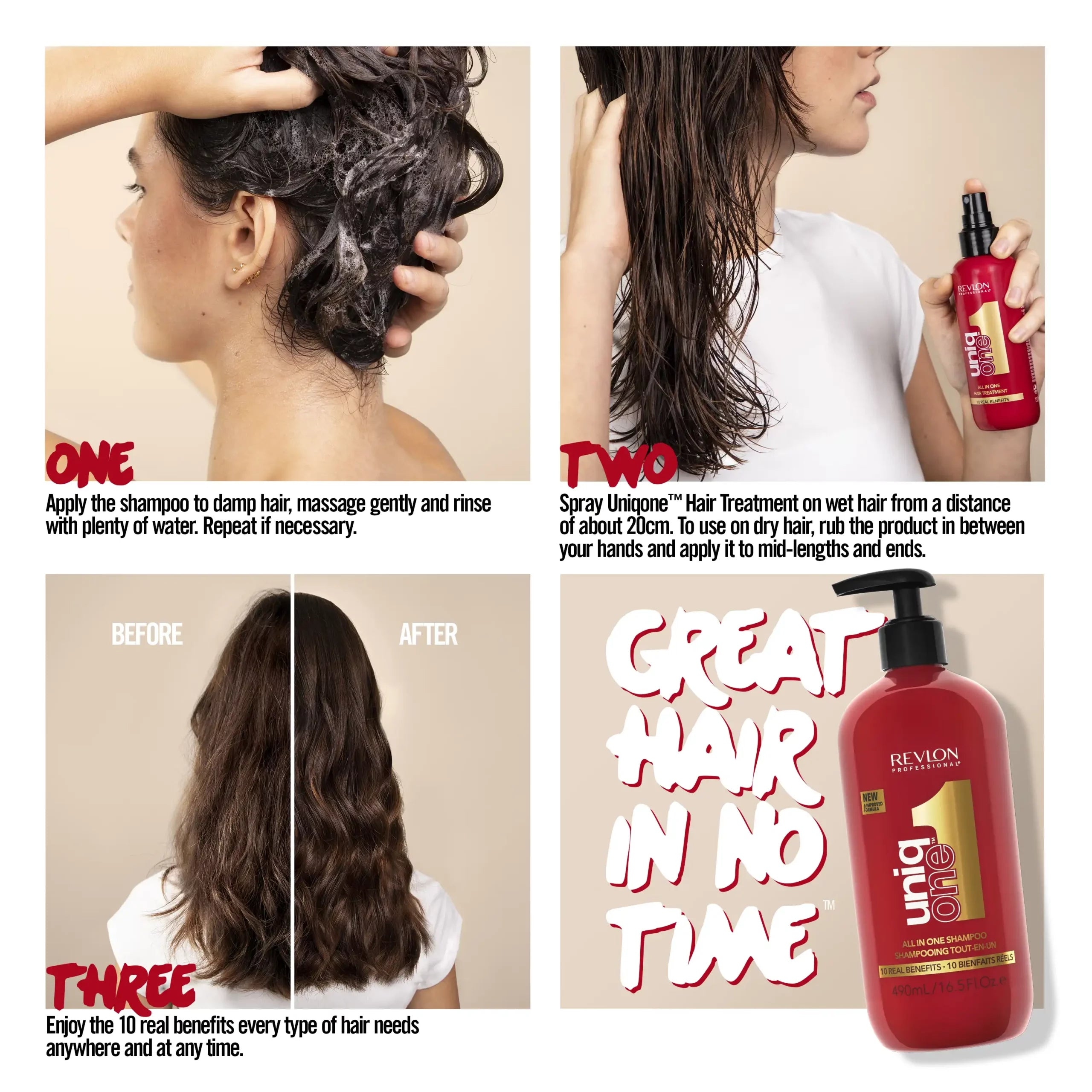 Revlon Professional - UniqONE All-in-One Shampoo Classic Fragrance