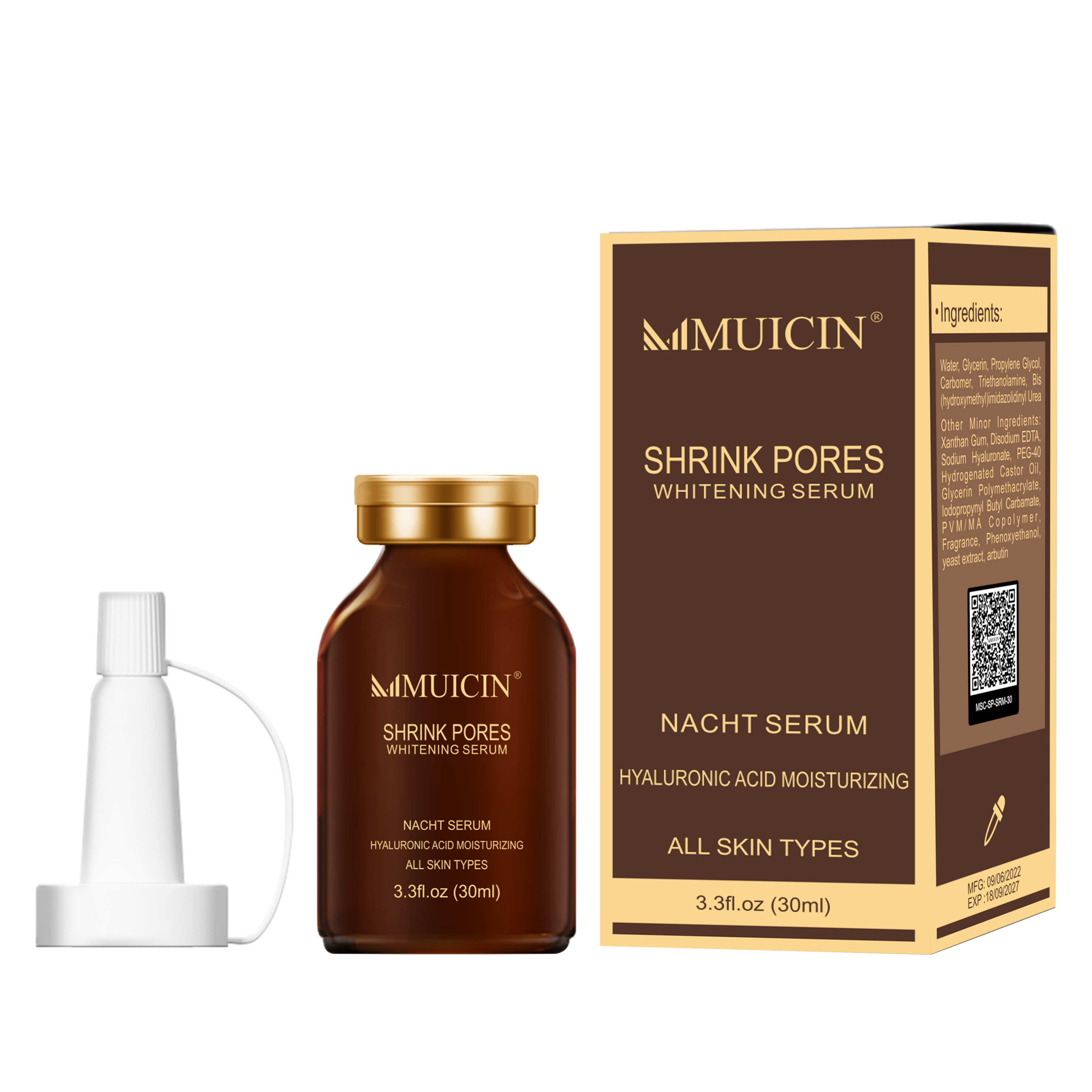 MUICIN - Shrink Pores Hyaluronic Acid Serum - 30ml