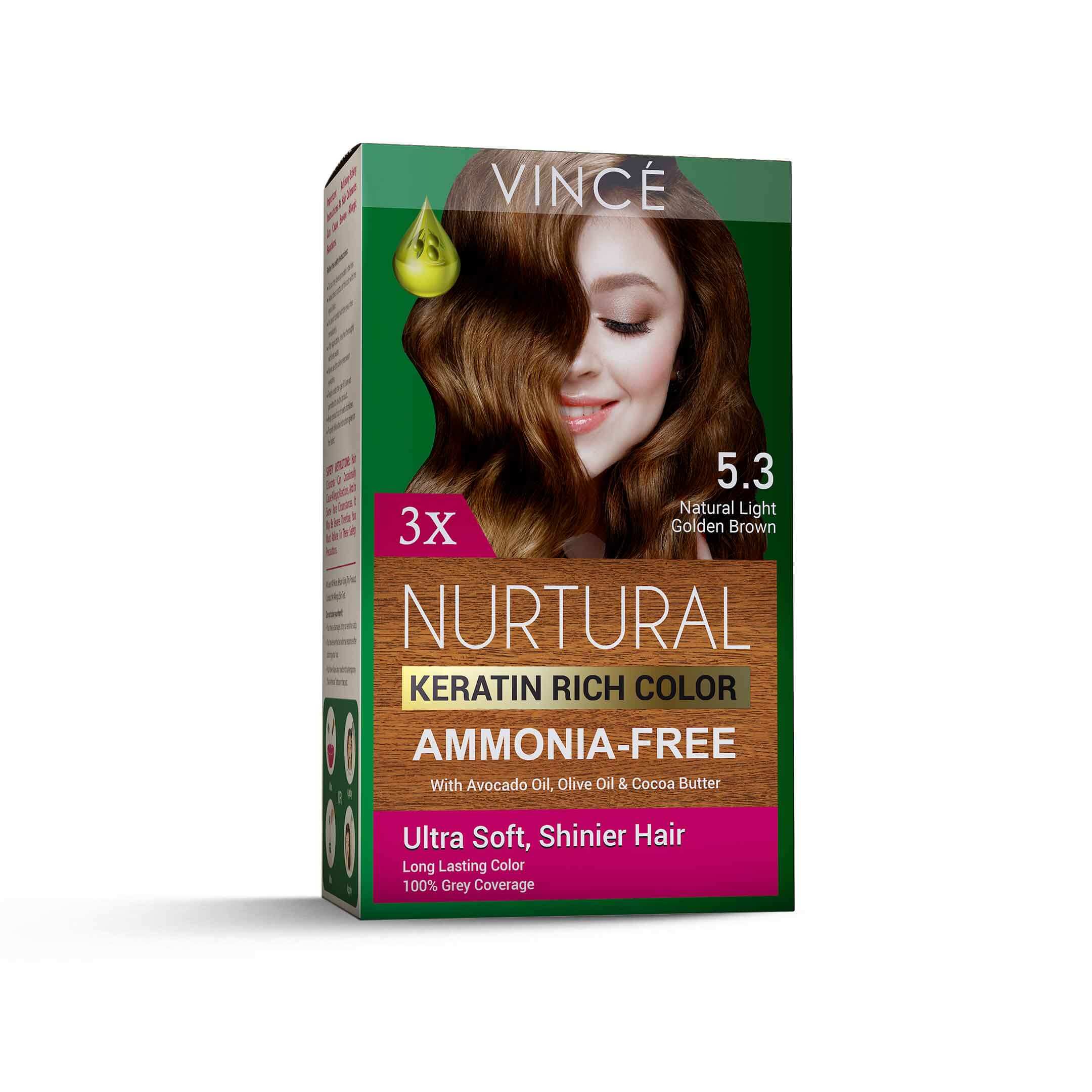 Vince - 5.3 - Natural Light Golden Brown - Nurtural Women Hair Color