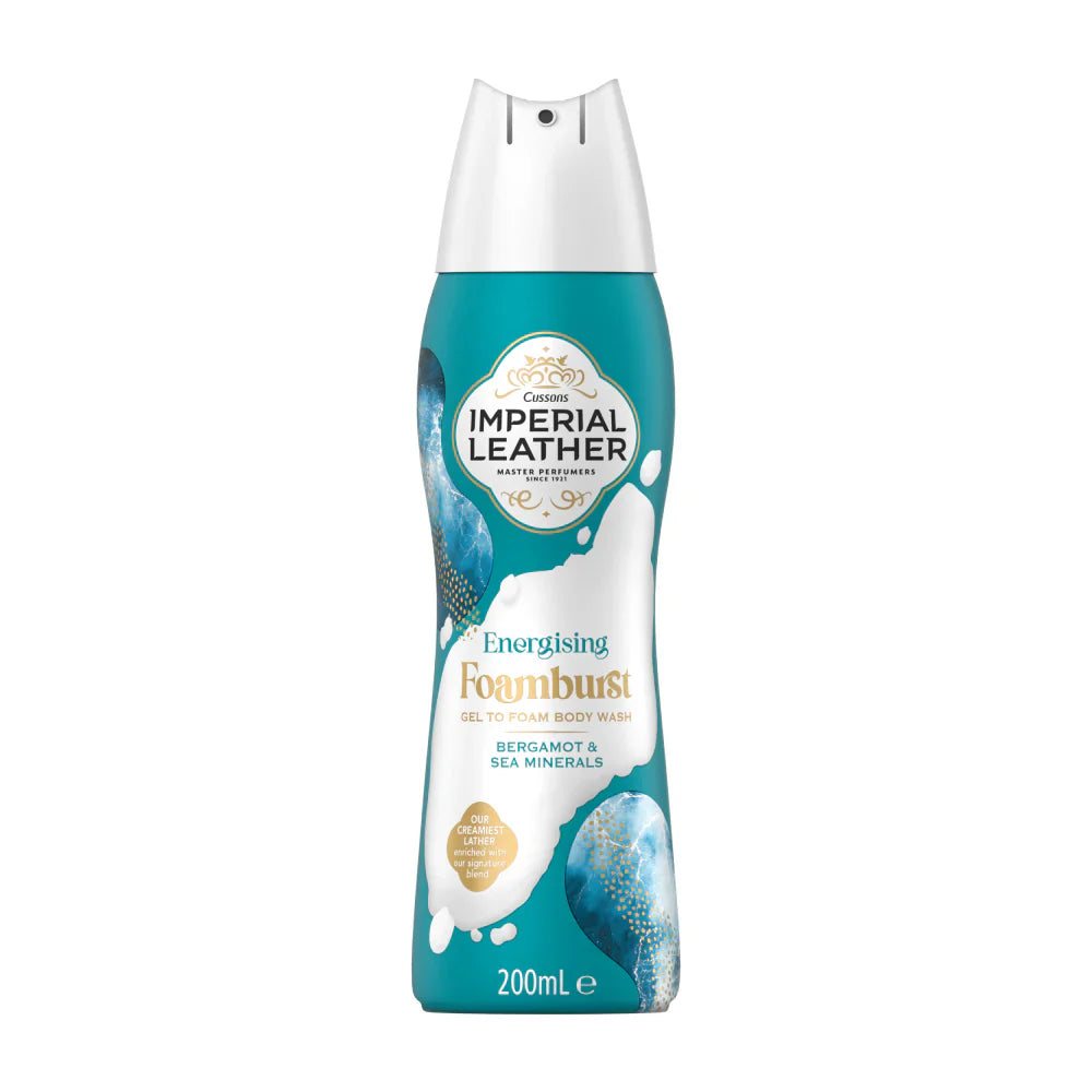 Imperial Leather Foam Body Wash Bergamot & Sea Minerals 200M