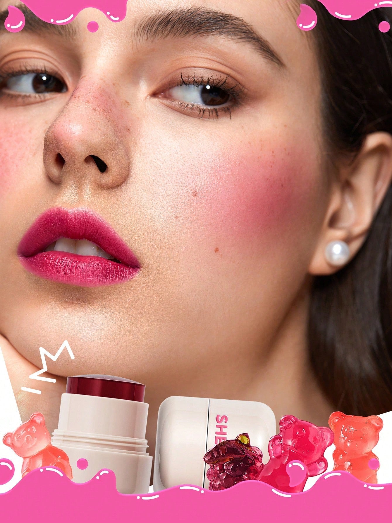 Sheglam Jelly-Licious Hydrating Lip & Blush Tint - 10g