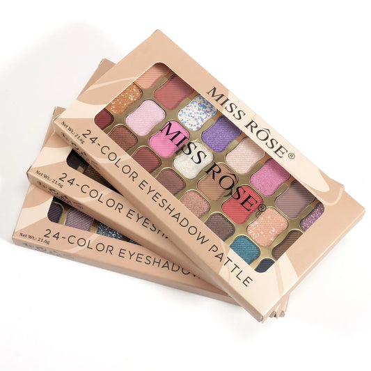Miss Rose 24 Color Eyeshadow Pattle 21.6G