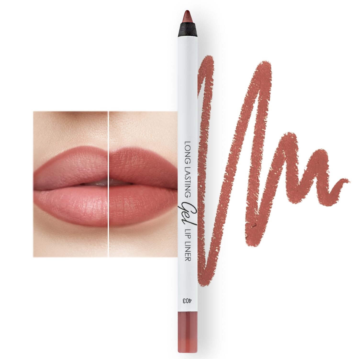 Lamel - Long Lasting Gel Lip Liner - 403 Burnt Ocher