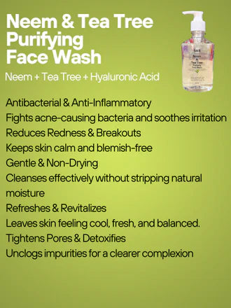 B&B Derma - Neem & Tea Tree Purifying  Face Wash