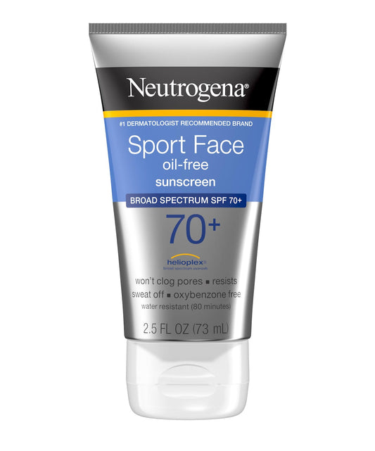 Neutrogena Sport Face Oil-Free Sunscreen Broad Spectrum SPF 70+ 73ml