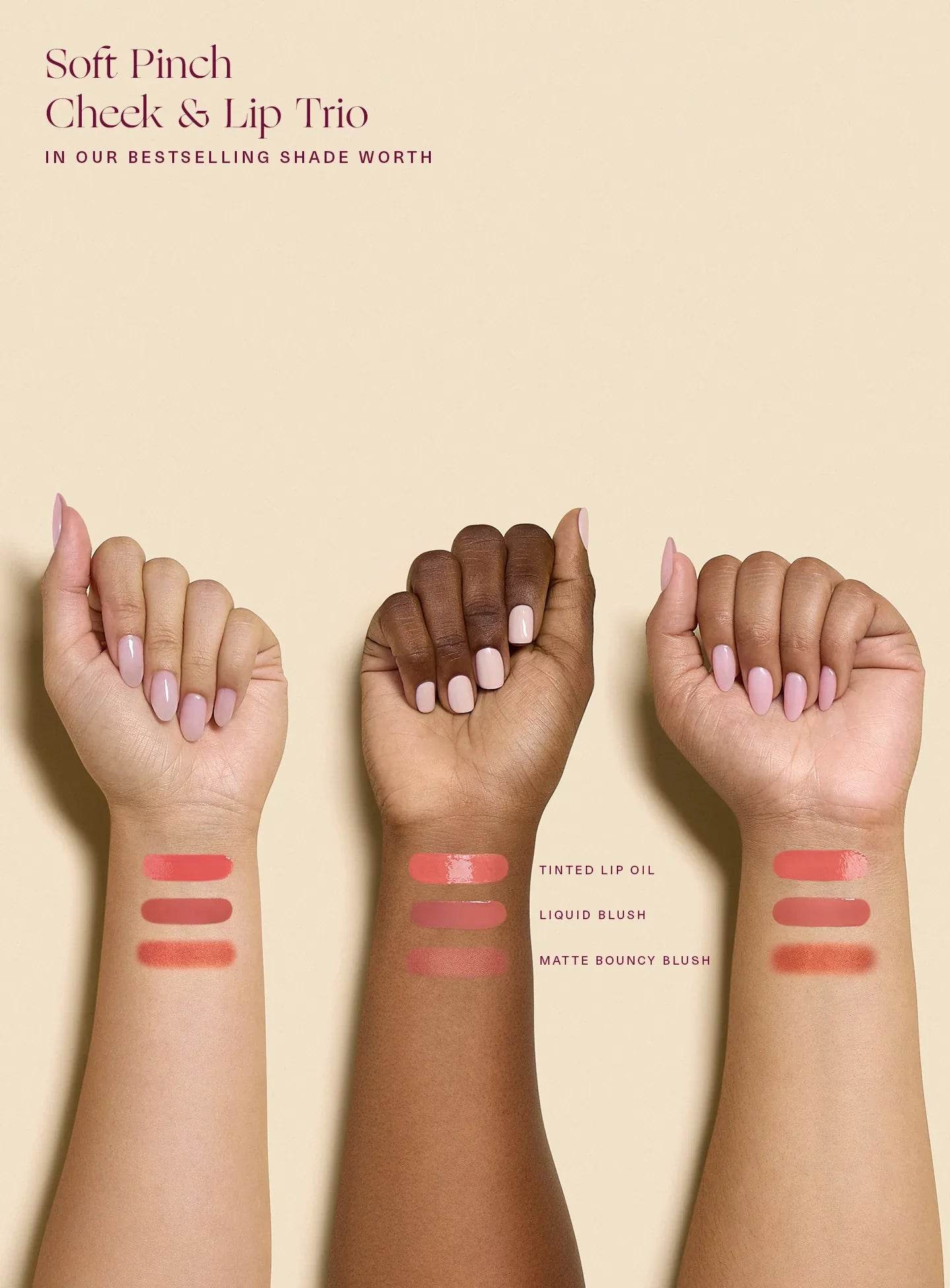Rare Beauty - Soft Pinch Cheek & Lip Trio Set
