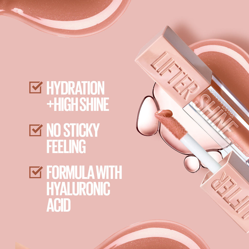 Â Maybelline New York Lifter ShineÂ® Hydrating Lip Gloss With Hyaluronic Acid