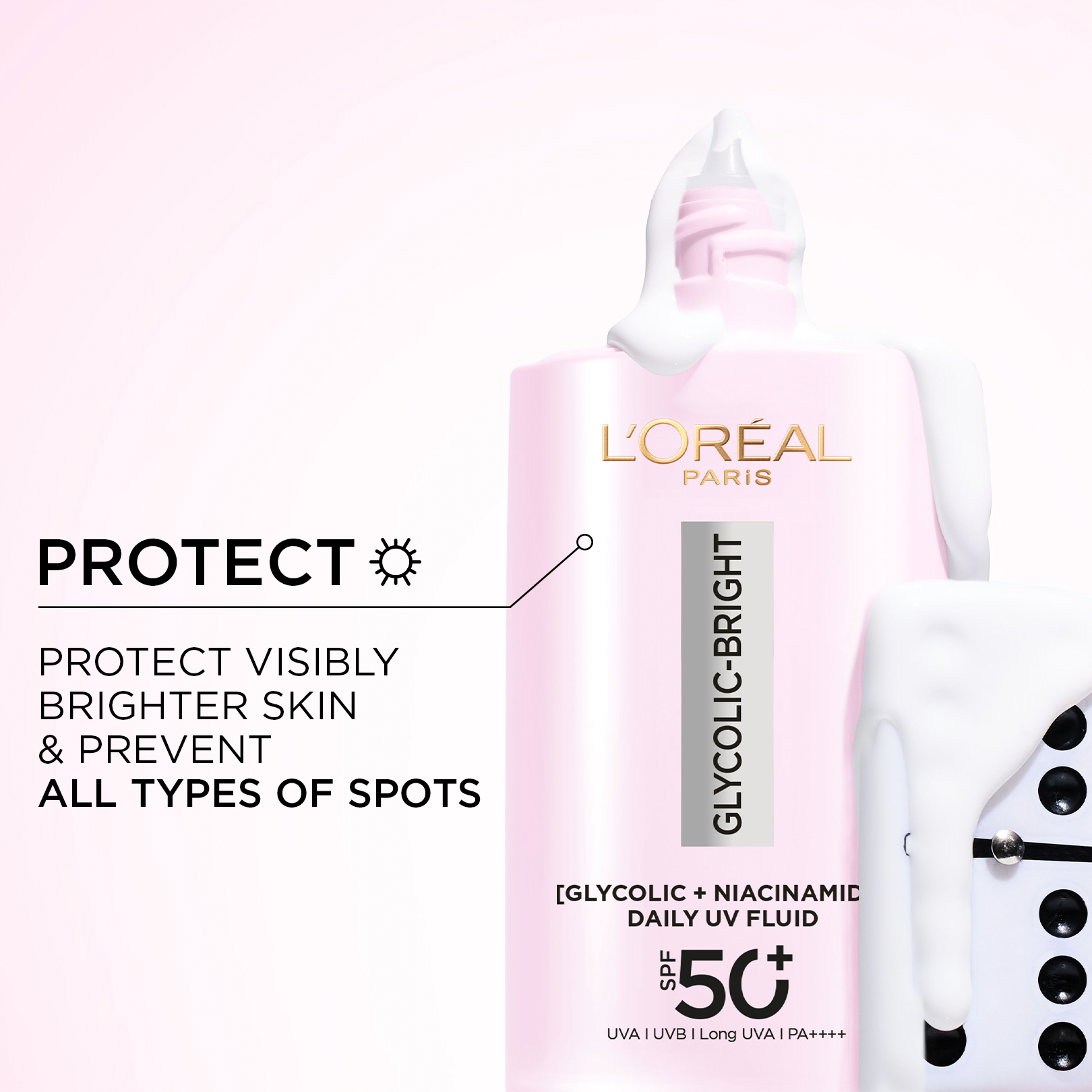 L'Oreal Skin Expert - Glycolic Bright UV Fluid SPF 50+