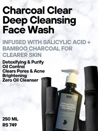 B&B Derma - Charcoal Clear Deep-Cleansing Face Wash