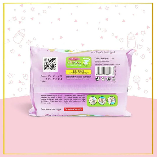 Mothercare - Baby Wipes Purse Pack - Purple