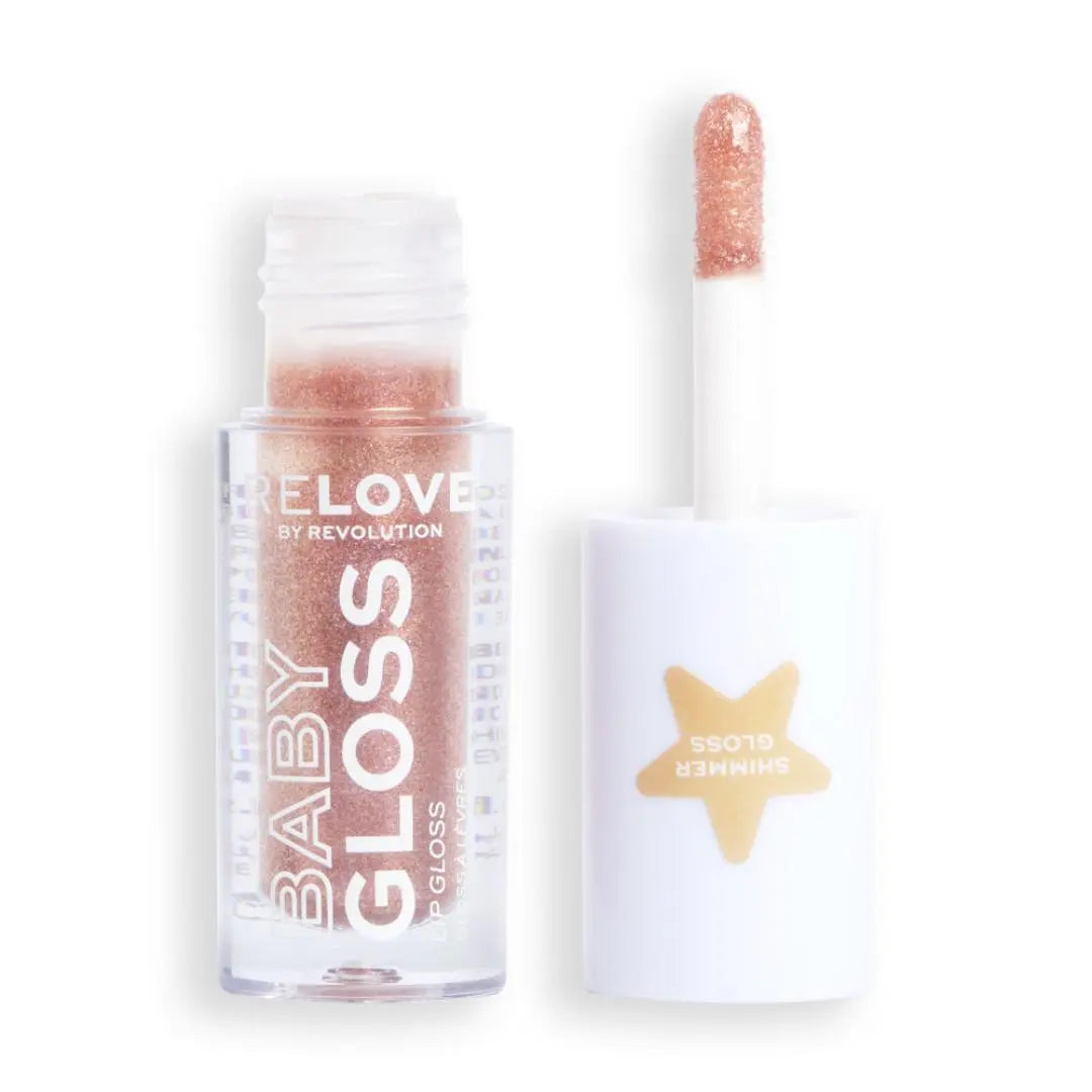Makeup Revolution - Relove Baby Gloss Shimmer Pink Tulle