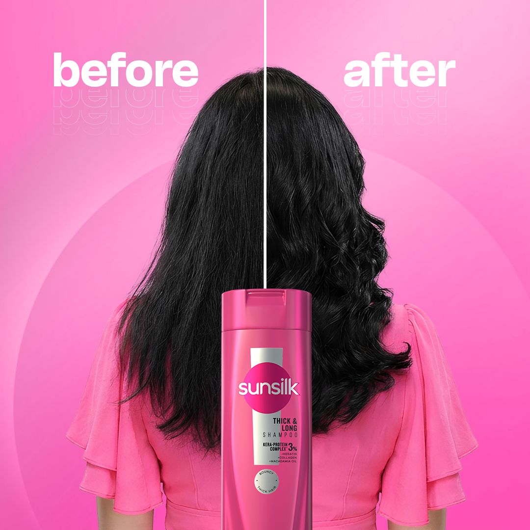 Sunsilk Shampoo Thick & Long - 180Ml