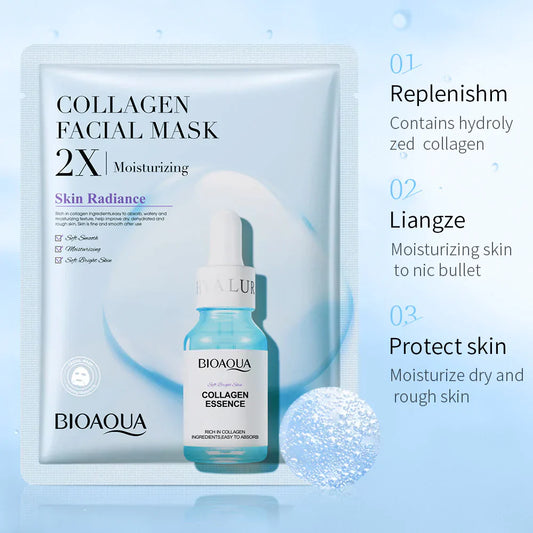 Bioaqua Collagen Facial Mask 2X Moisturizing Skin