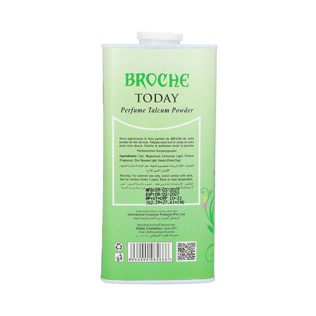 Broche - Today Talcum Powder 125gm
