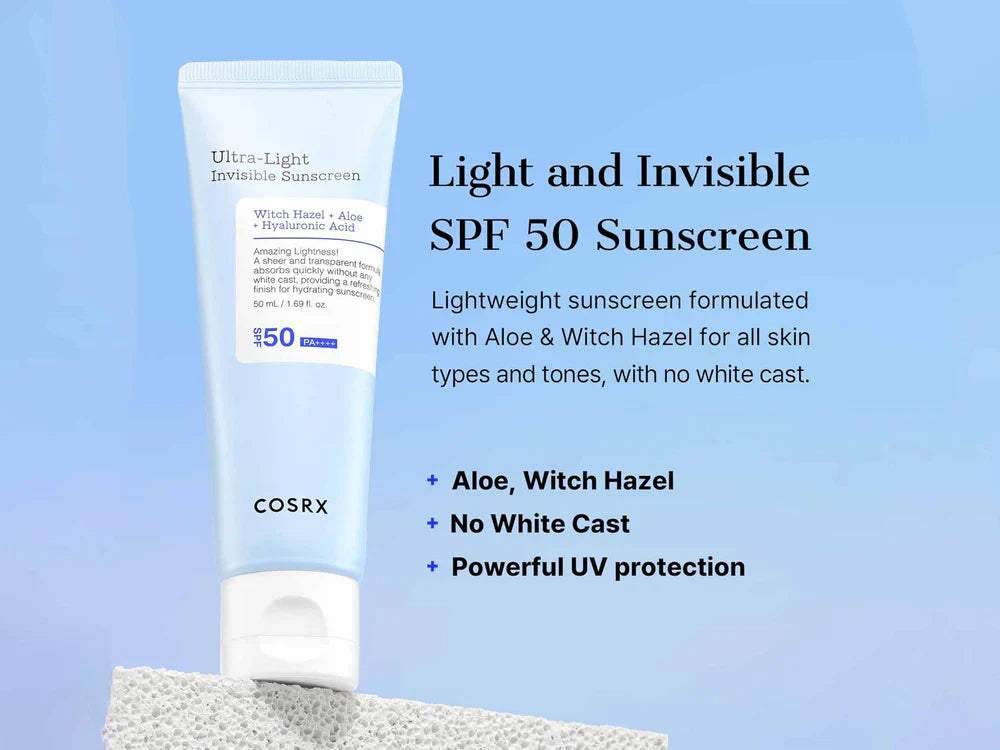 Cosrx - Ultra-Light Invisible Sunscreen SPF50 PA+++ - 50ml