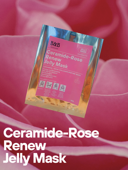 B&B Derma - Ceramide-Rose Renew Jelly Mask