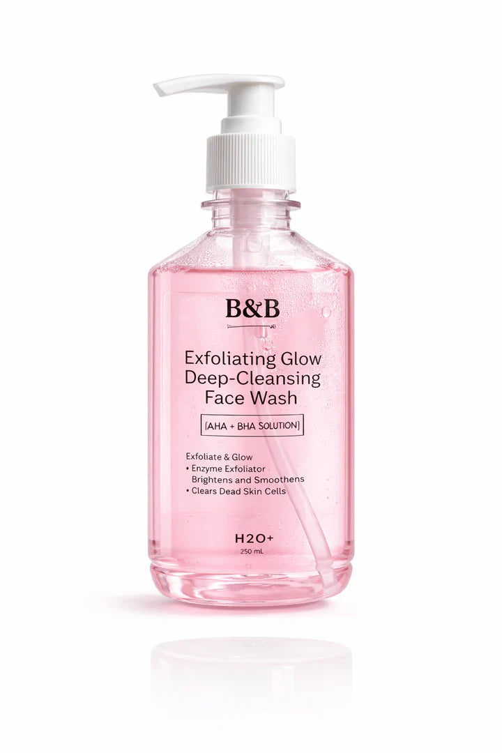 B&B Derma - Exfoliating Glow Deep-Cleansing Face Wash  (AHA+BHA Solution)