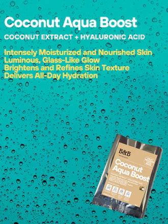 B&B Derma - Coconut Aqua Boost Face Sheet Mask