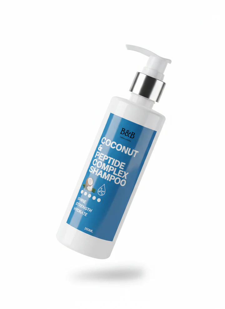B&B Derma - Coconut Peptide Strength & Shine Complex Shampoo