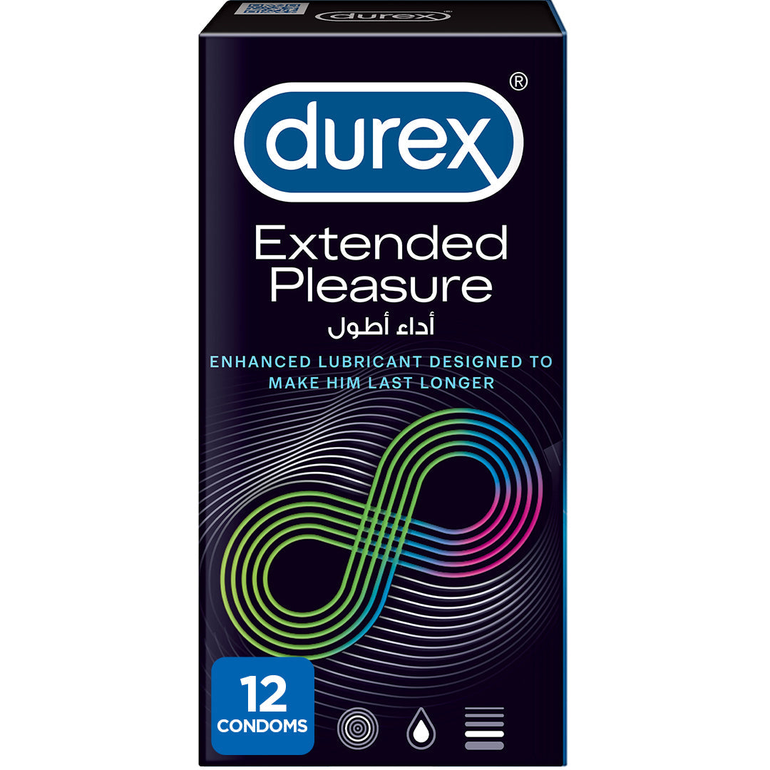 Durex Extended Pleasure Condoms 12 Pieces