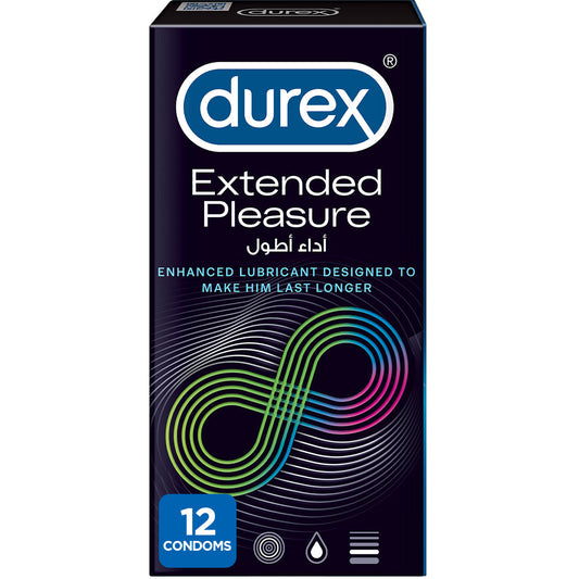 Durex Extended Pleasure Condoms 12 Pieces