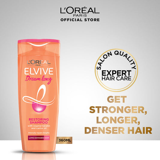 L'Oreal Paris Elvive Dream Long Shampoo 360 Ml - For Longer & Stronger Hair