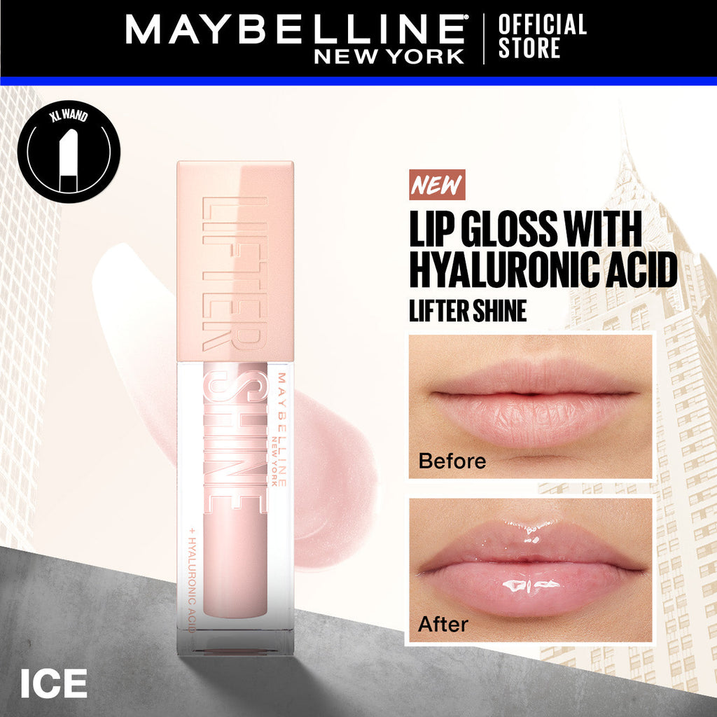 Â Maybelline New York Lifter ShineÂ® Hydrating Lip Gloss With Hyaluronic Acid