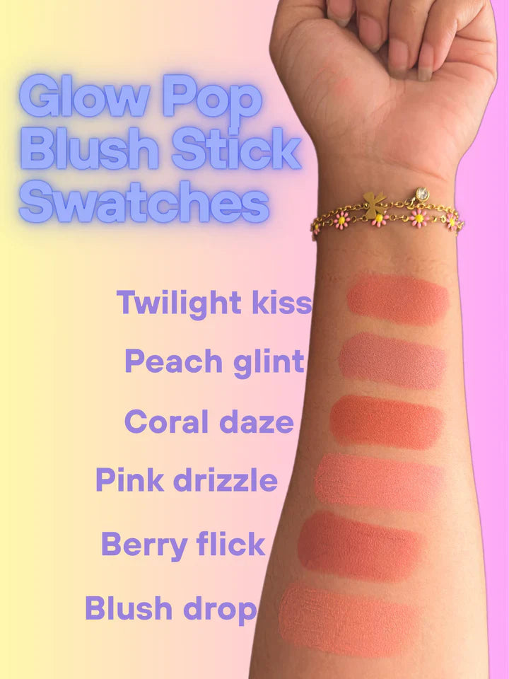 B&B Derma - Coral Daze - Glow Pop Blush Stick