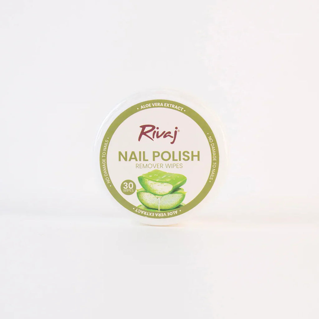 Rivaj - Nail Polish Remover Wipes (Aloe Vera Extract) - 30 Wipes