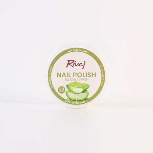 Rivaj - Nail Polish Remover Wipes (Aloe Vera Extract) - 30 Wipes