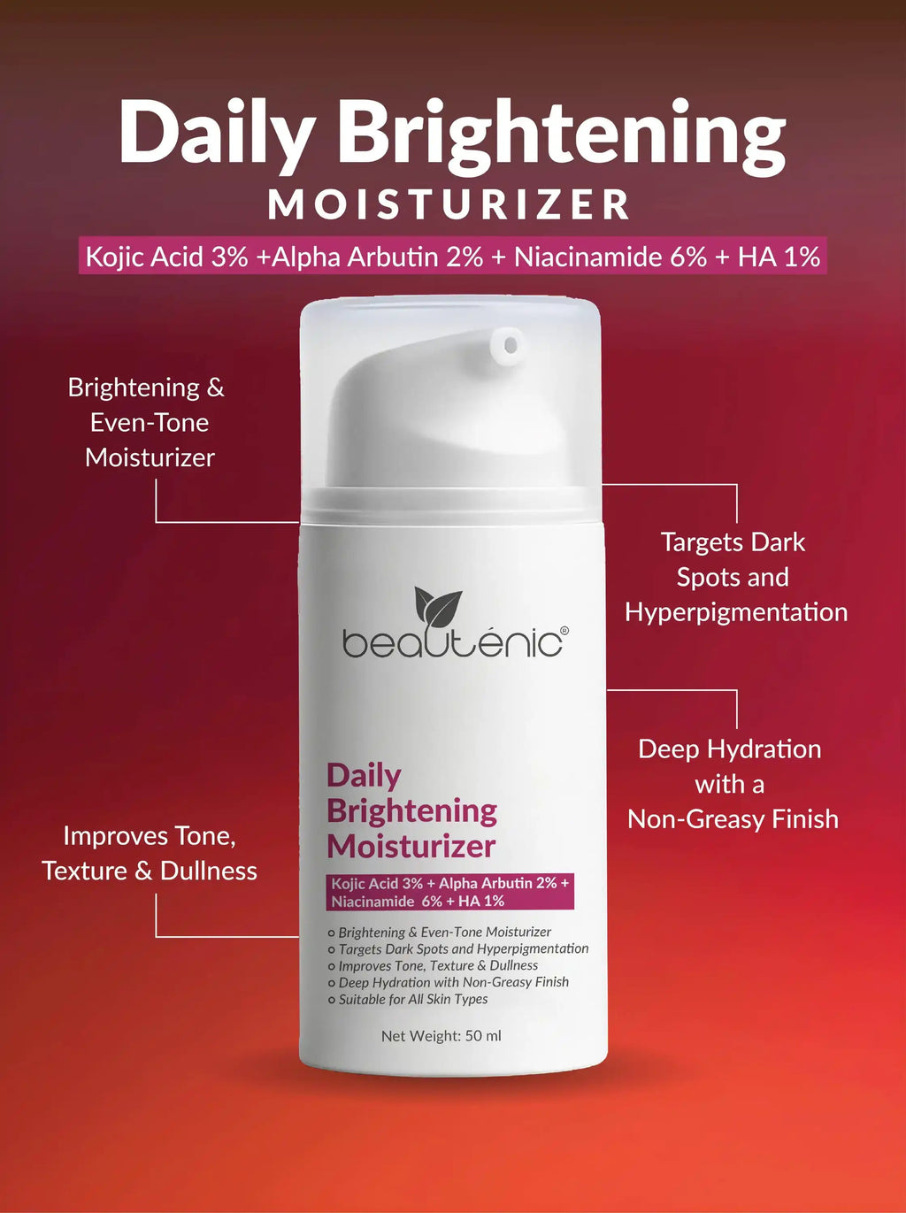 Beautenic - Daily Brightening Moisturizer