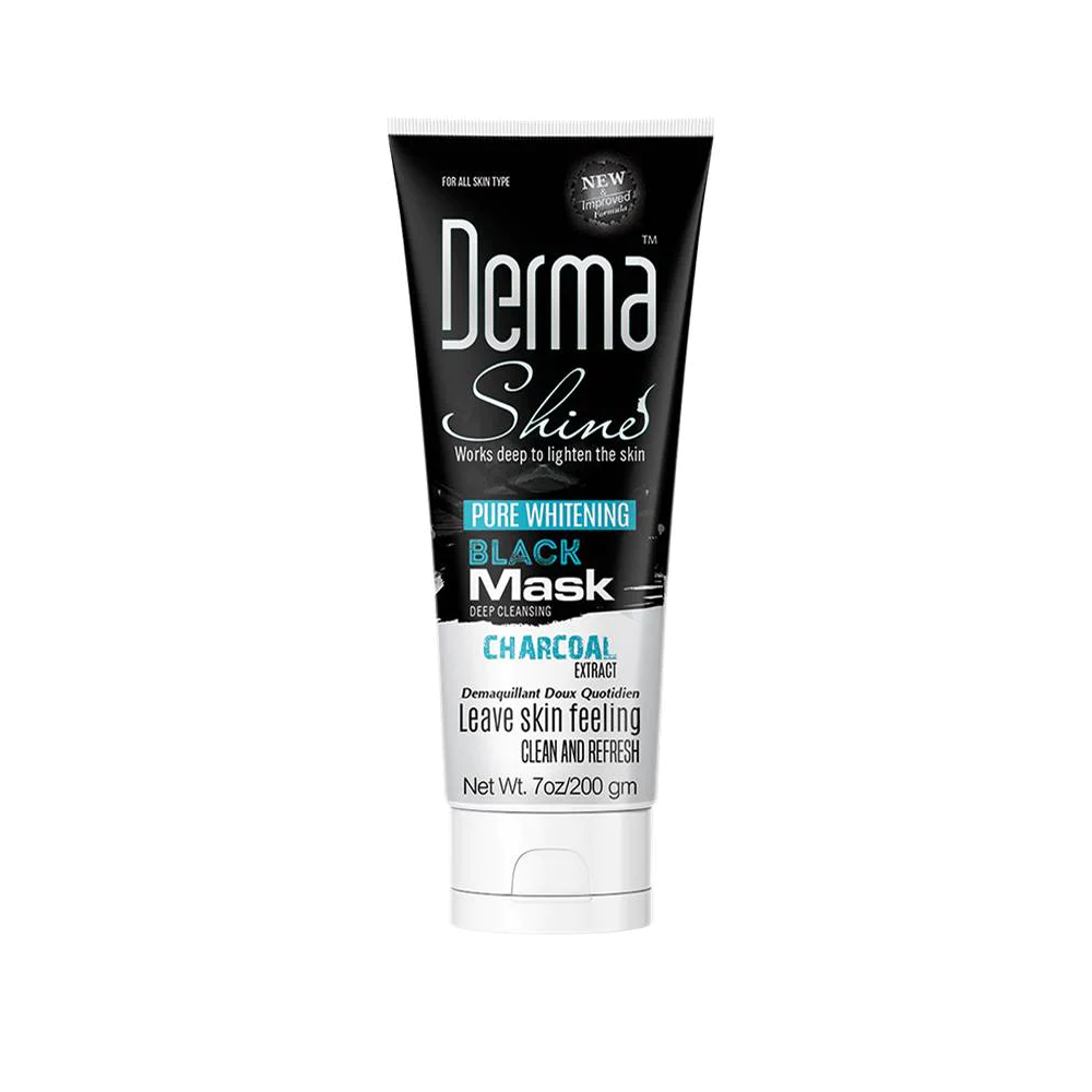 Derma Shine Charcoal Peel Off Black Mask