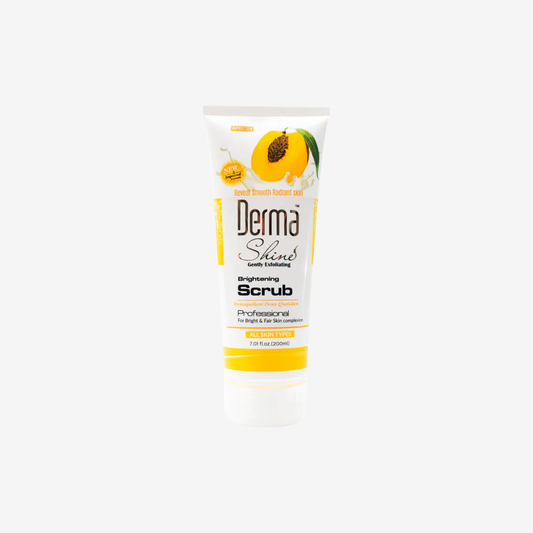 Derma Shine Gently Exfoliating Brightening Scrub Apricot 200Gm