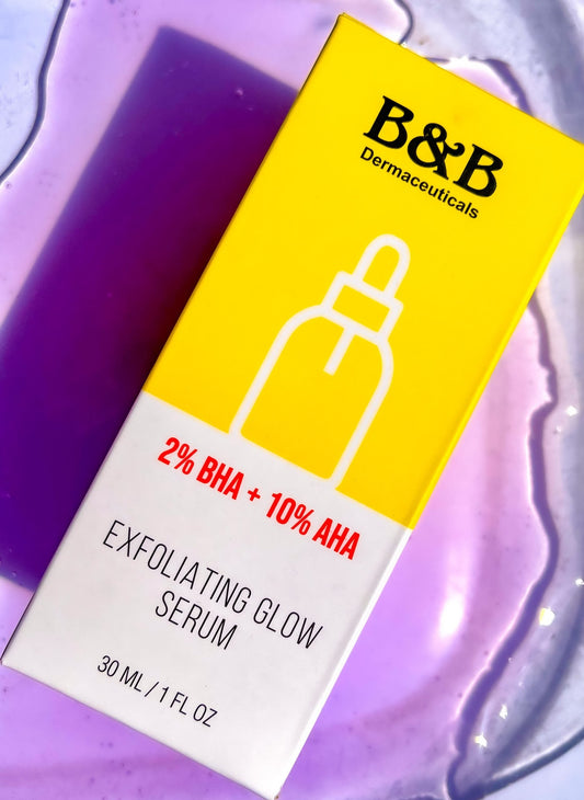 B&B Derma - 10% AHA +2% BHA - Exfoliating Glow Serum