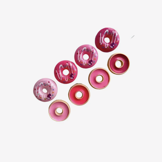 Facial Beauty Barbie Donut Lip Balm Multi Color