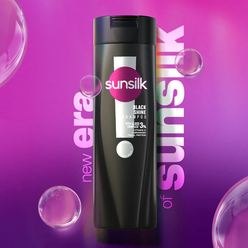 Sunsilk Shampoo Black Shine - 180Ml