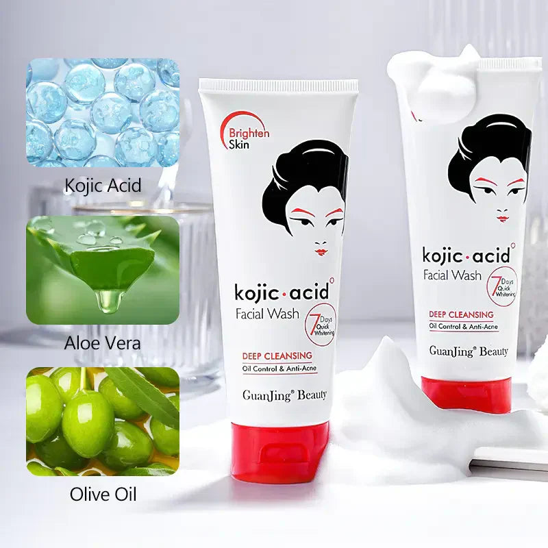 Guanjing Beauty Kojic Acid Facial Wash 100G