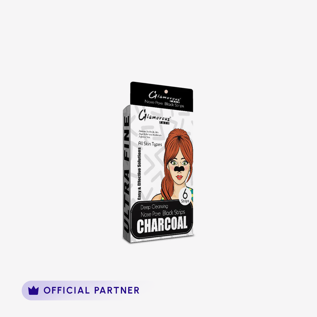 Glamorous Face - Ultra Fine Deep Cleansing Nose Strips (6 Strips) - Charcoal