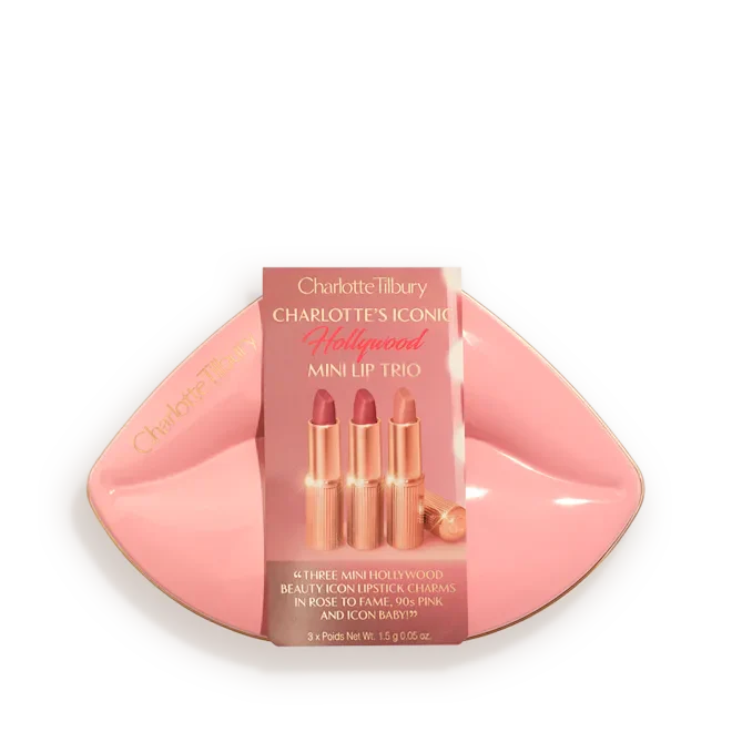 Charlotte Tilbury - Mini Iconic Hollywood Lipstick Trio Gift Set